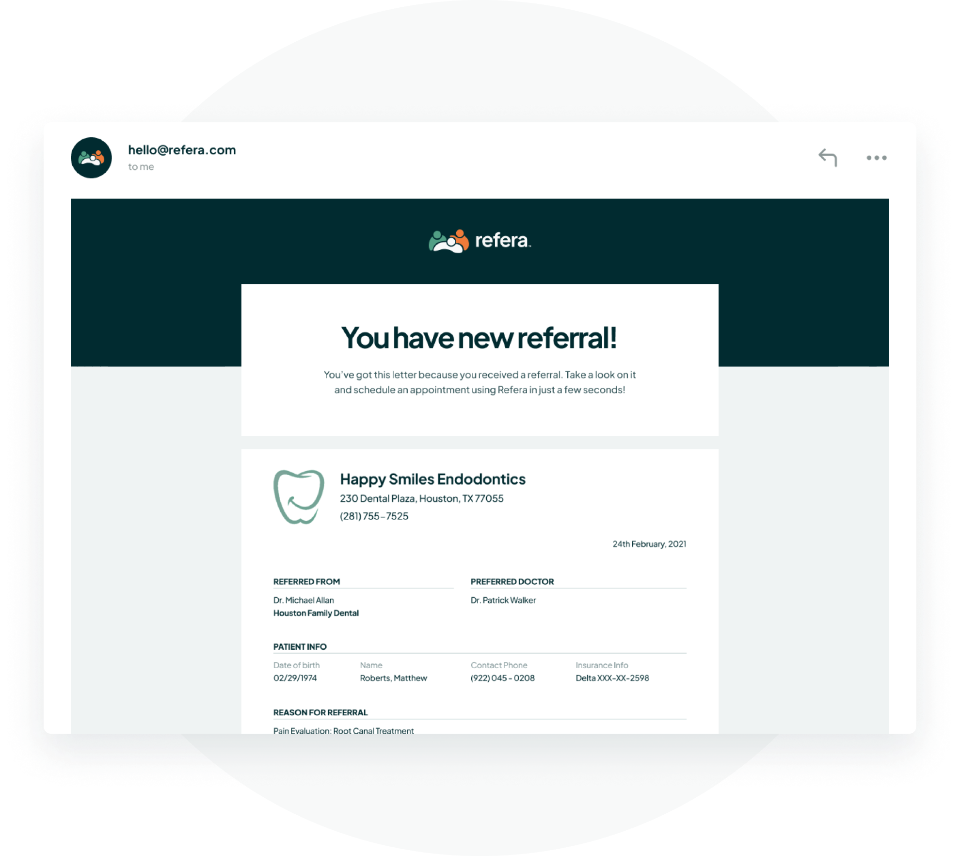 Refera Simple Dental Referral Management